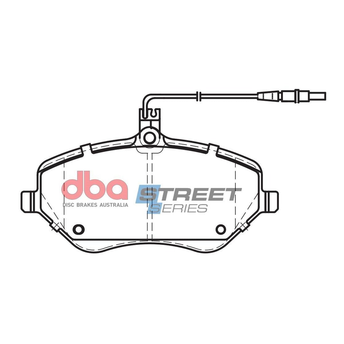 DBA Street Series Brake Pad Set Front DB2024SS