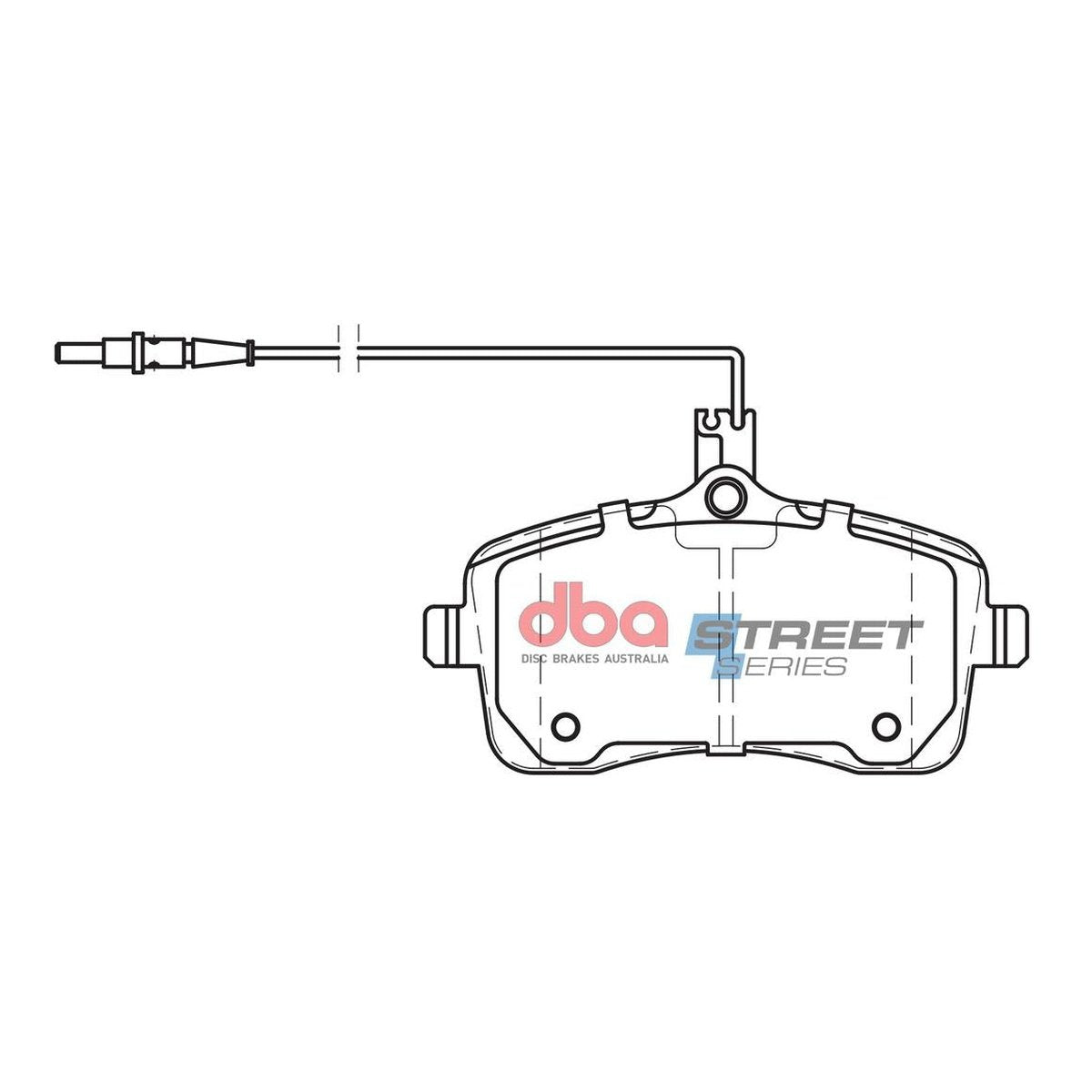 DBA Street Series Brake Pad Set Front DB2025SS