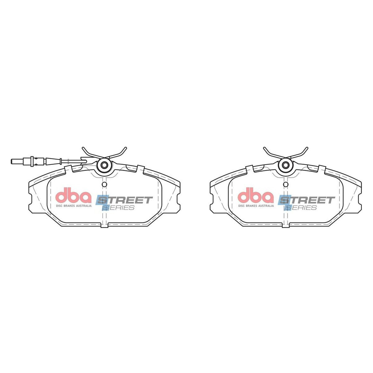 DBA Street Series Brake Pad Set Front DB2029SS