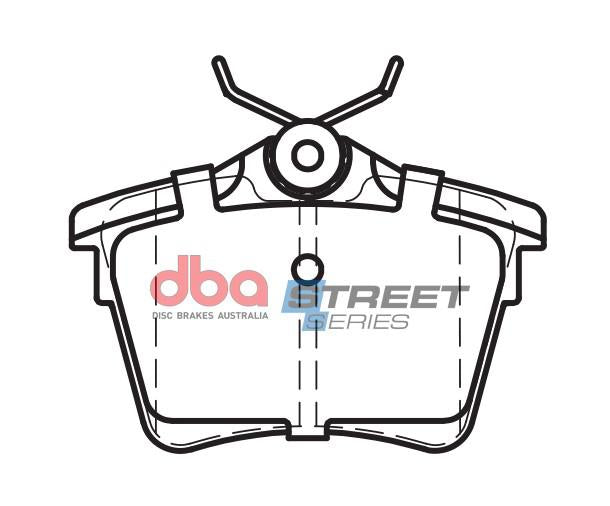 DBA Street Series Brake Pad Set Rear DB2033SS