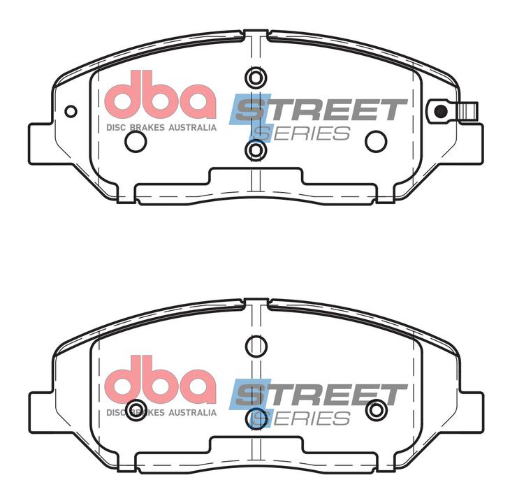 DBA Street Series Brake Pad Set Front DB2034SS