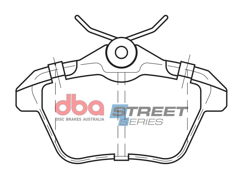 DBA Street Series Brake Pad Set Rear DB2038SS