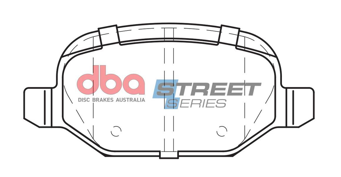 DBA Street Series Brake Pad Set Rear DB2039SS