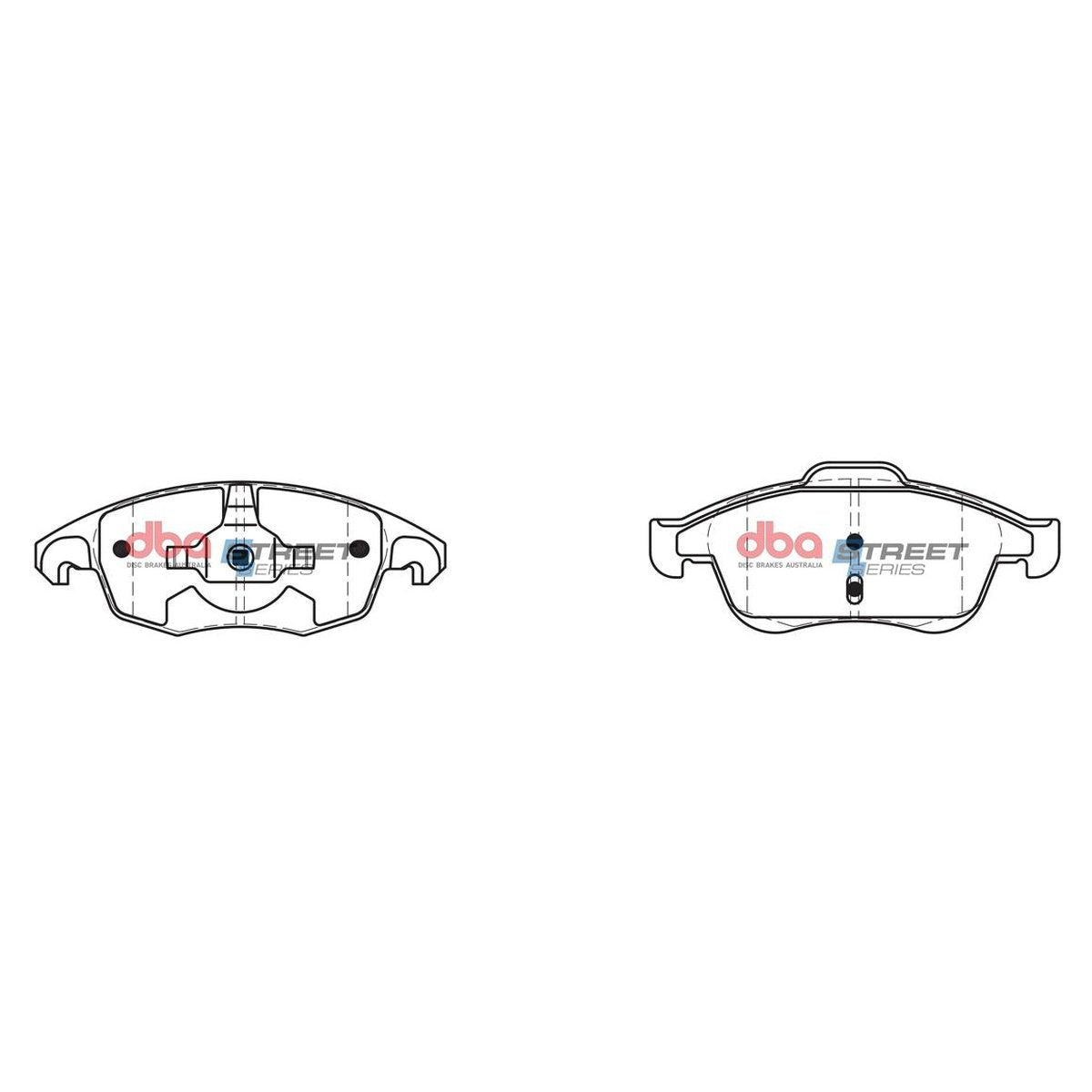 DBA Street Series Brake Pad Set Front DB2040SS