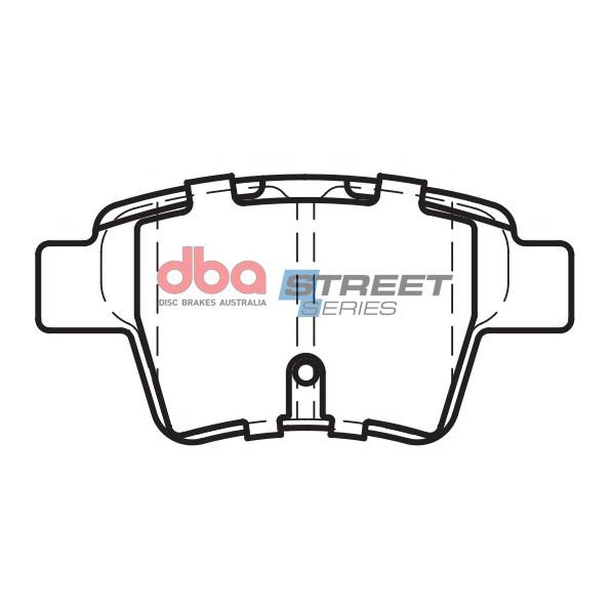 DBA Street Series Brake Pad Set Rear DB2044SS