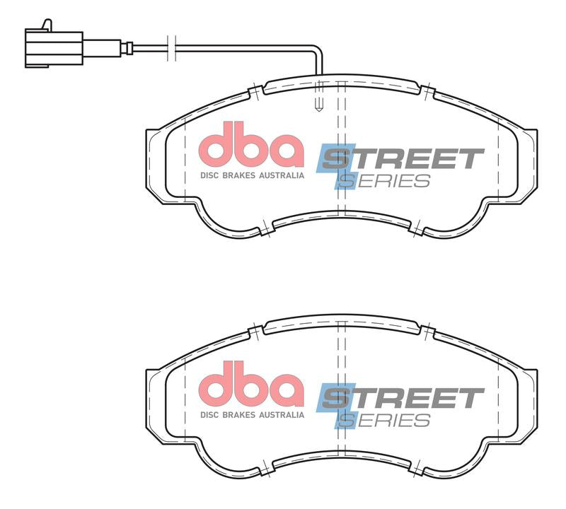 DBA Street Series Brake Pad Set Front DB2045SS