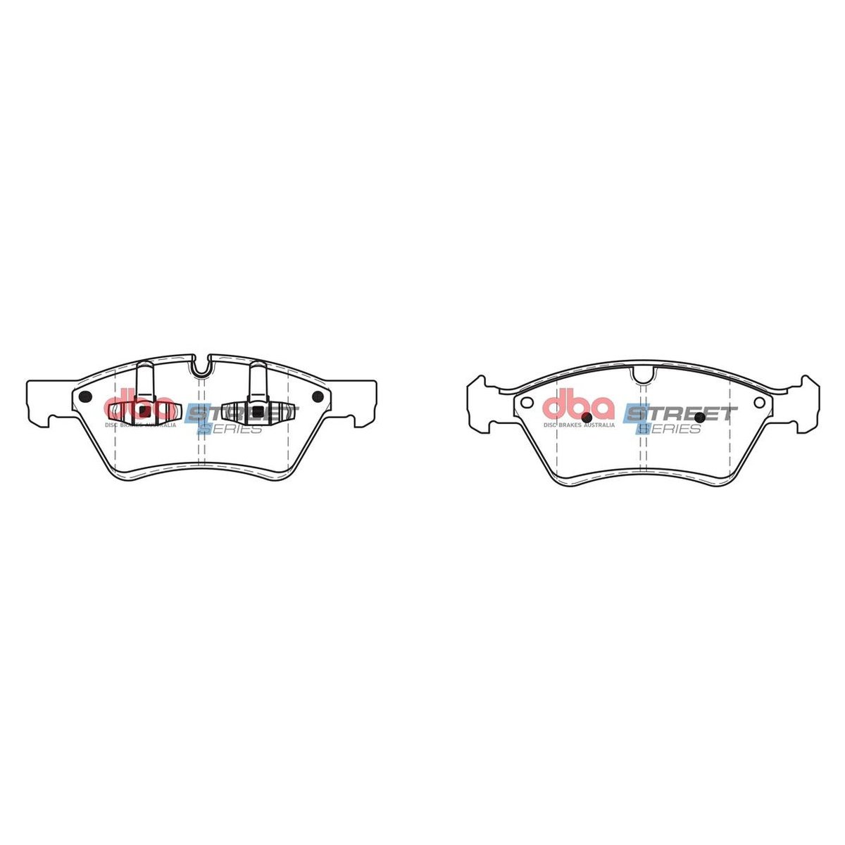 DBA Street Series Brake Pad Set Front DB2048SS