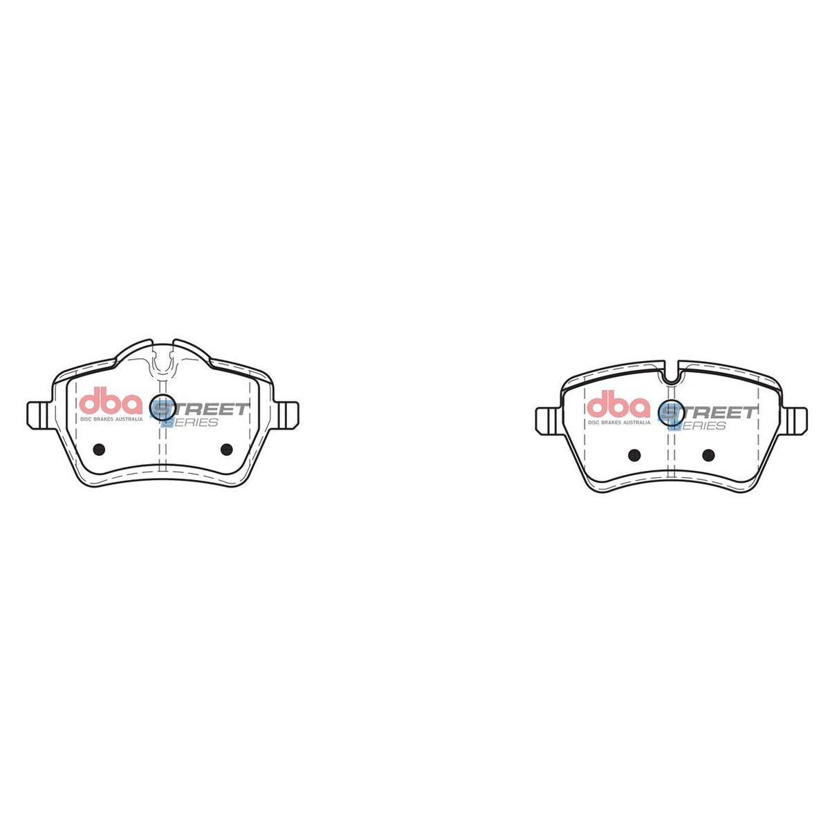DBA Street Series Brake Pad Set Front DB2052SS