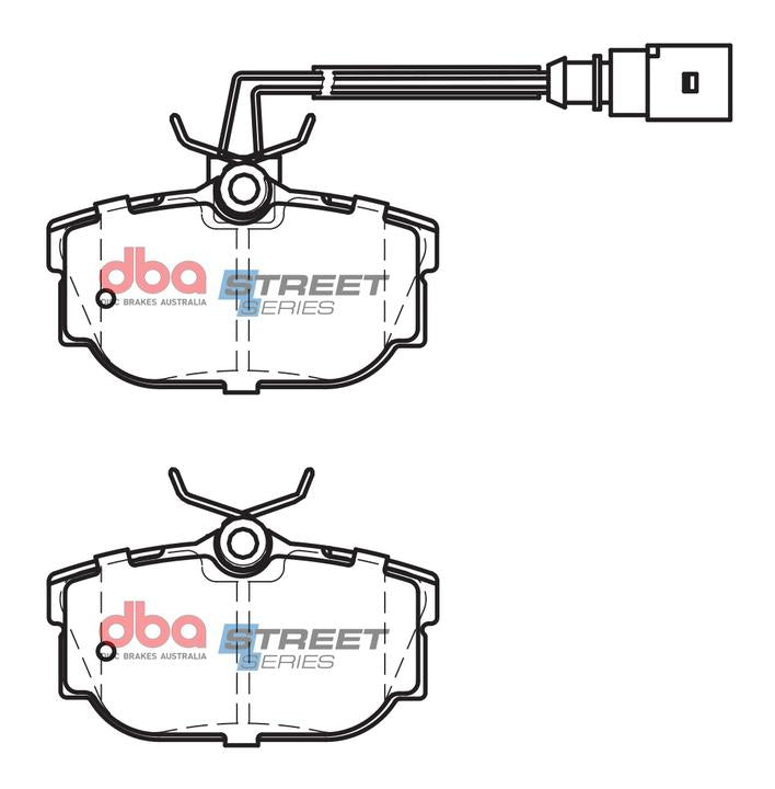 DBA Street Series Brake Pad Set Rear DB2055SS