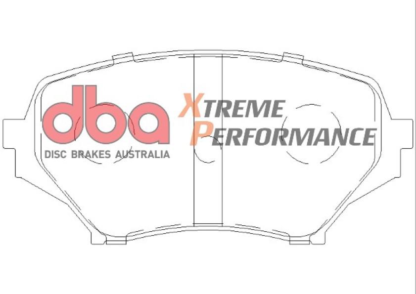 DBA Xtreme Performance Brake Pad Set Front DB2063XP