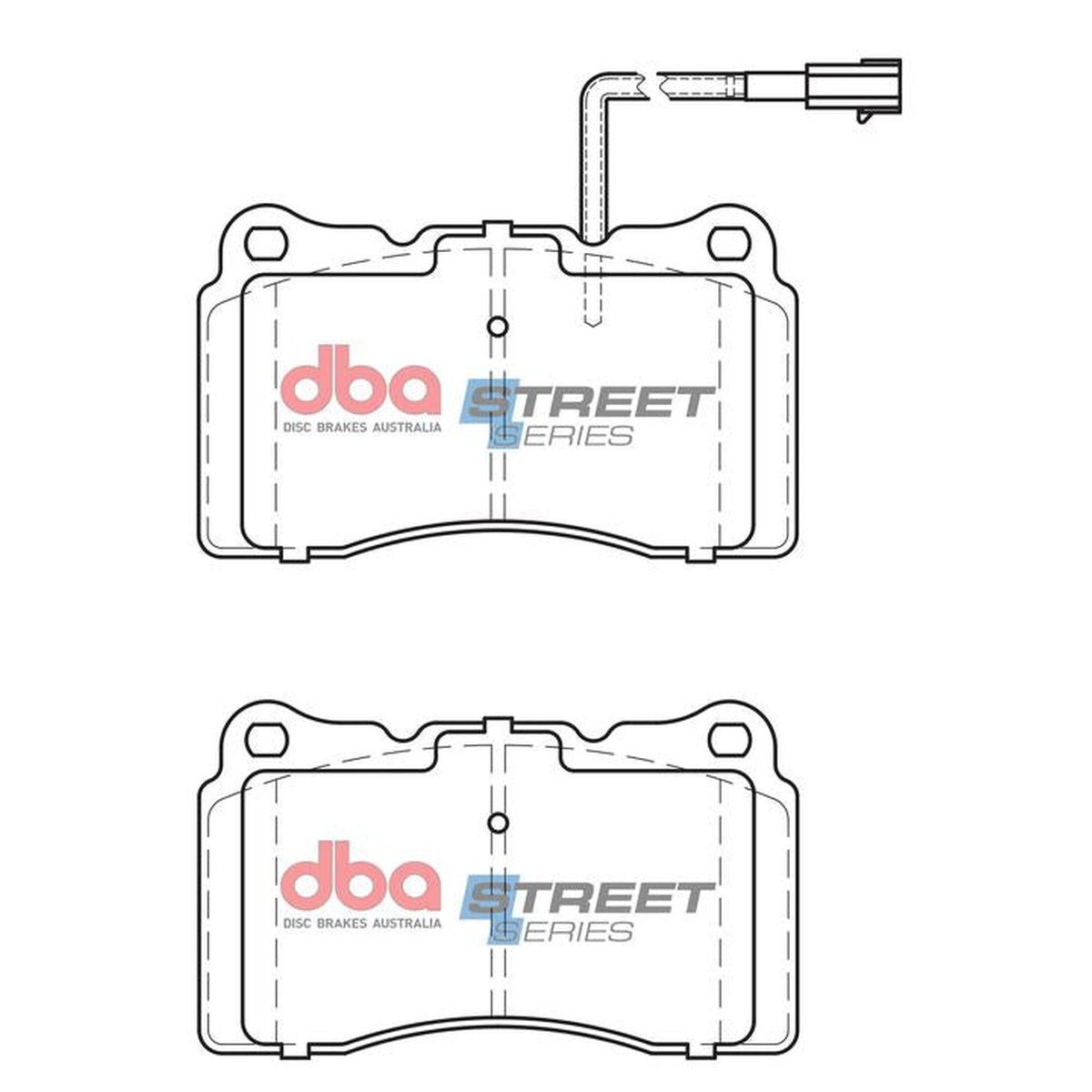 DBA Street Series Brake Pad Set Front DB2067SS