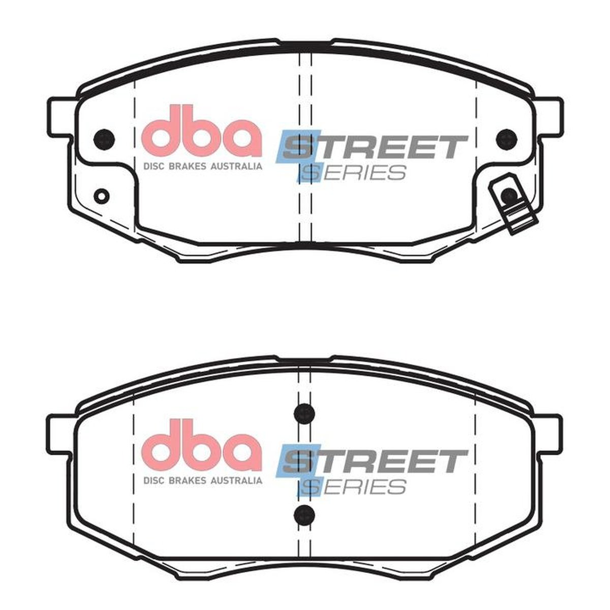 DBA Street Series Brake Pad Set Front DB2072SS