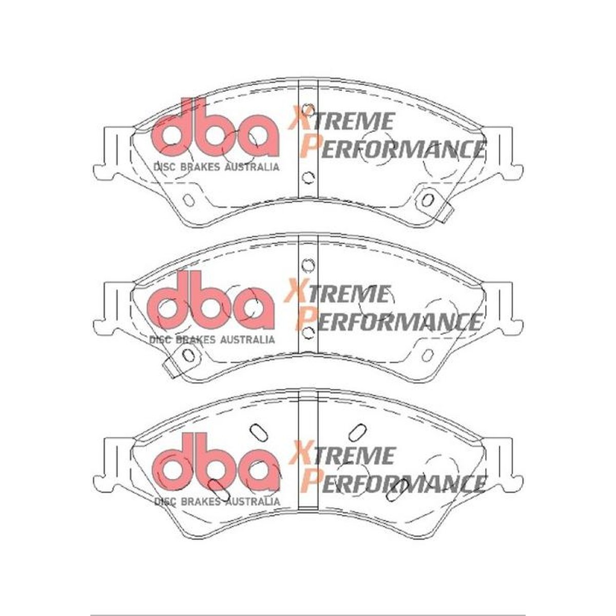 DBA Xtreme Performance Brake Pad Set Front DB2074XP