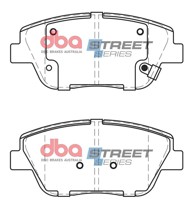 DBA Street Series Brake Pad Set Front DB2089SS