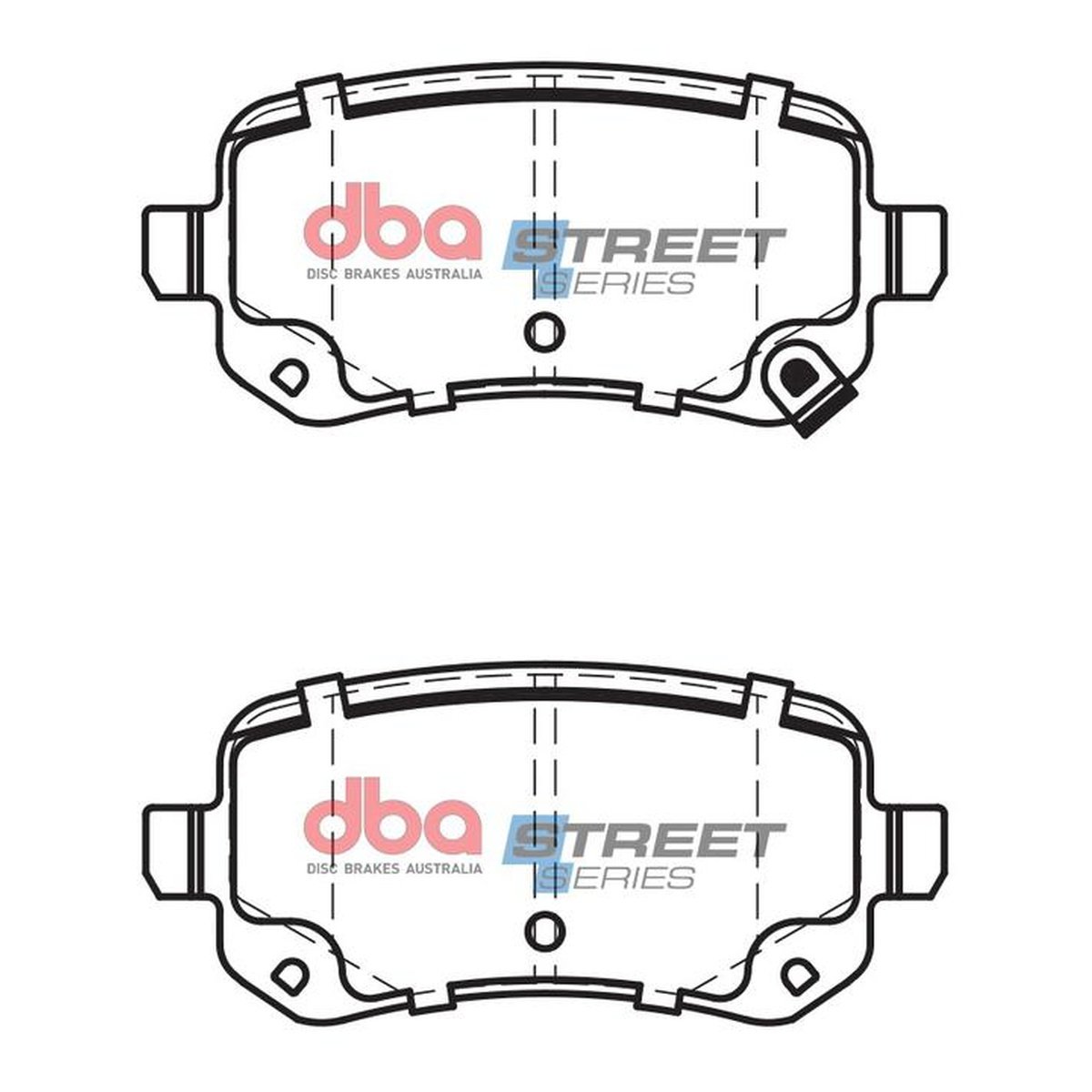 DBA Street Series Brake Pad Set Rear DB2152SS