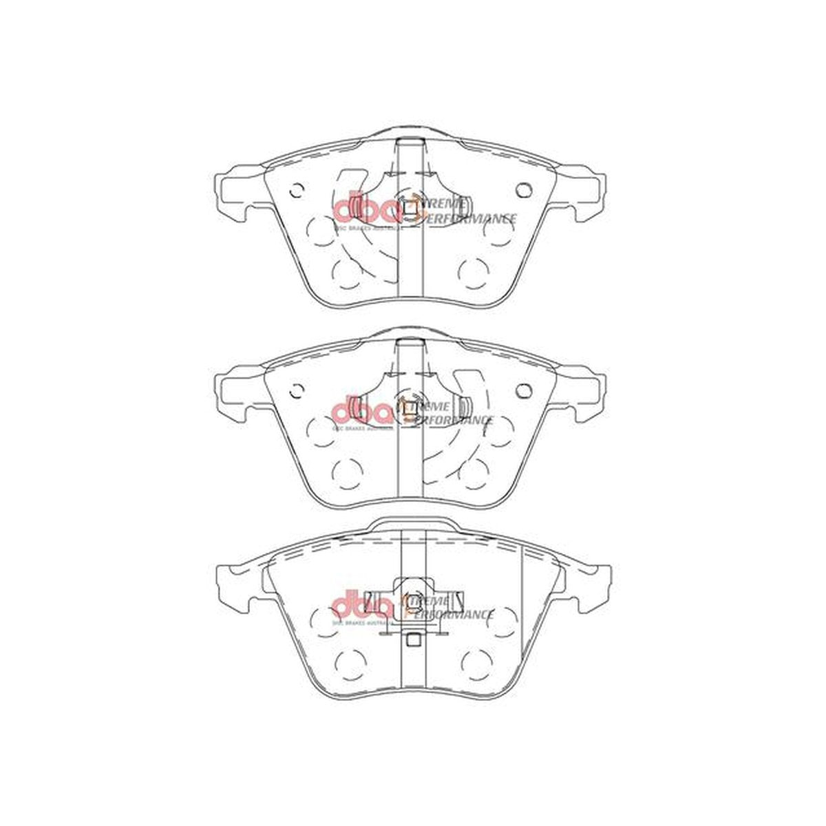 DBA Xtreme Performance Brake Pad Set Front DB2176XP