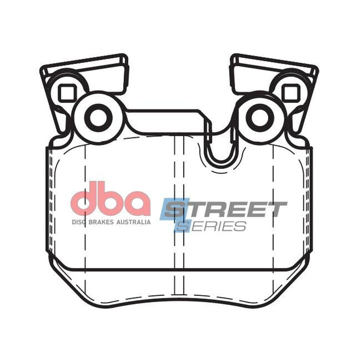 DBA Street Series Brake Pad Set Rear DB2196SS
