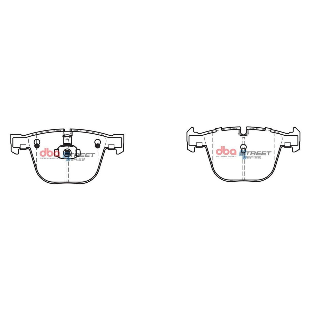 DBA Street Series Brake Pad Set Rear DB2197SS