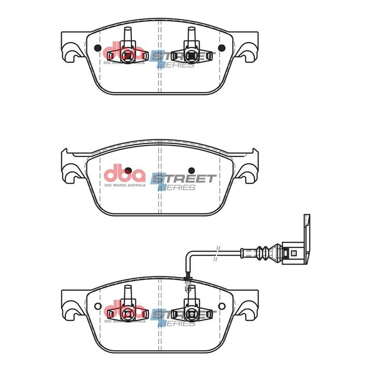 DBA Street Series Brake Pad Set Front DB2200SS