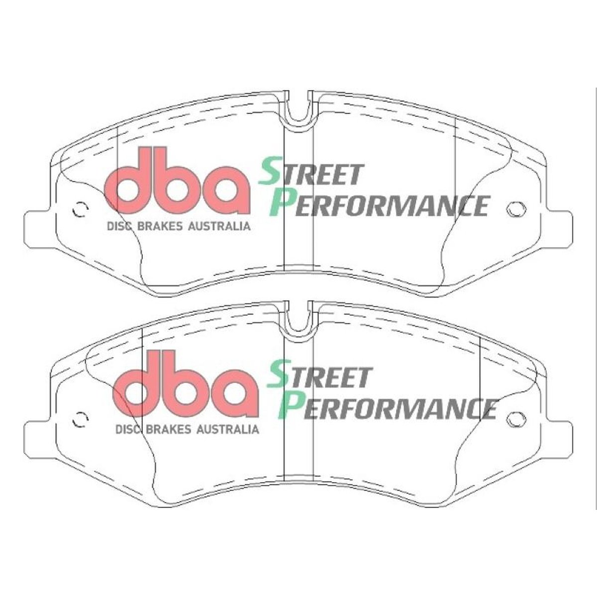 DBA Street Performance Brake Pad Set Front DB2203SP