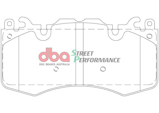 DBA Street Performance Brake Pad Set Front DB2204SP