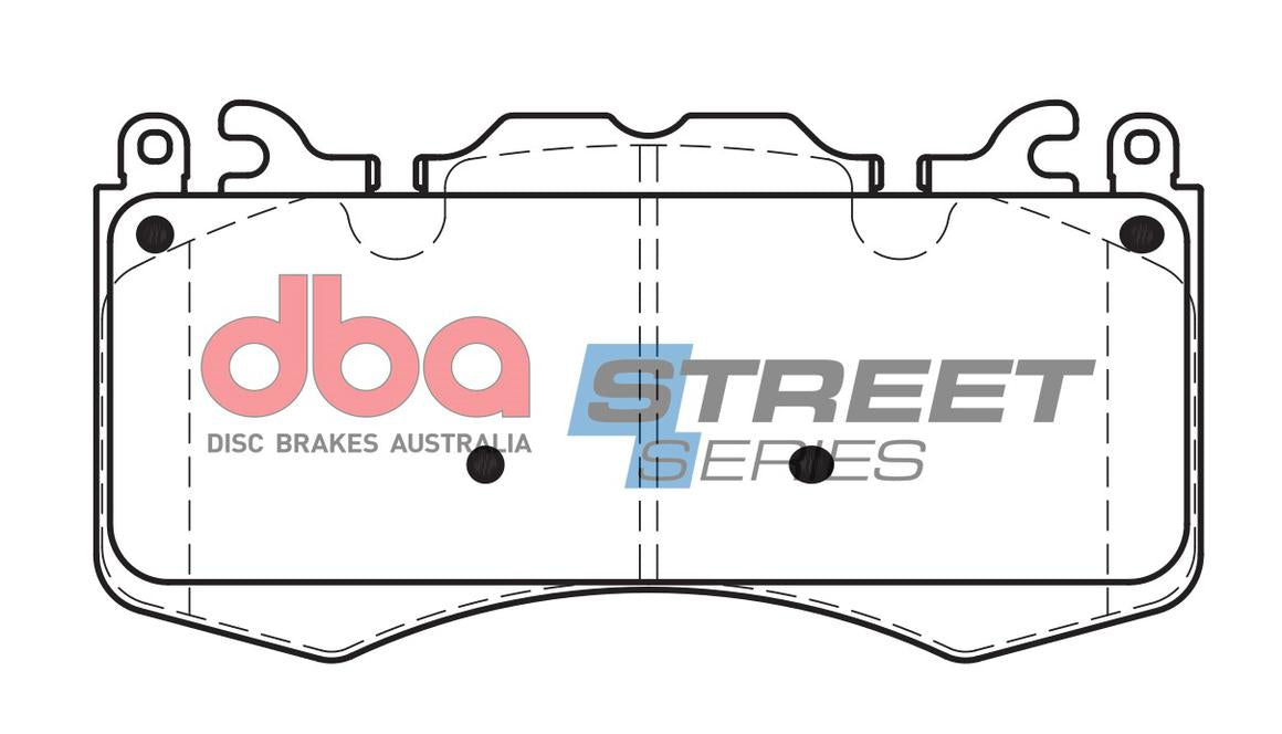 DBA Street Series Brake Pad Set Front DB2204SS