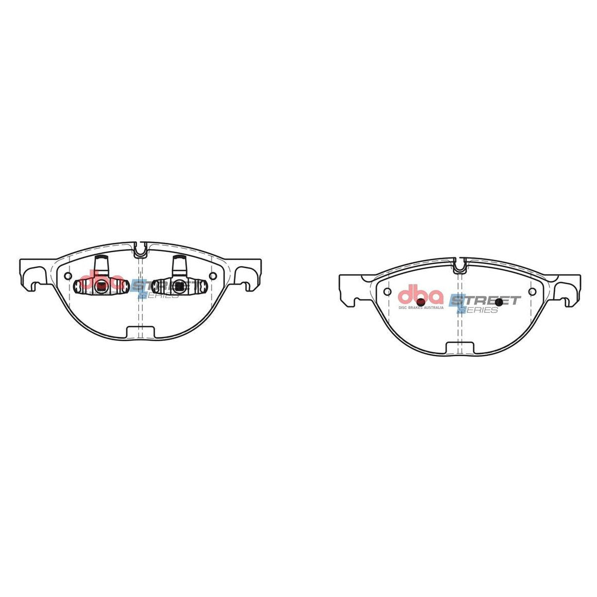 DBA Street Series Brake Pad Set Front DB2209SS