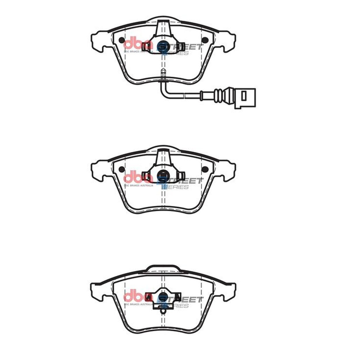 DBA Street Series Brake Pad Set Front DB2210SS