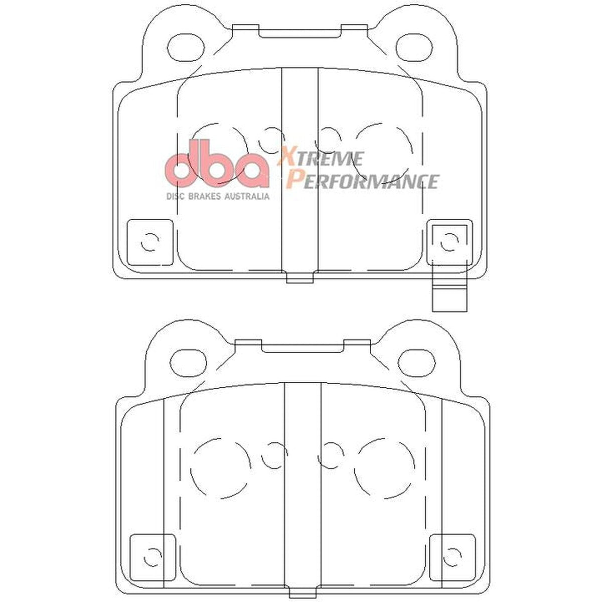 DBA Xtreme Performance Brake Pad Set Rear DB2215XP
