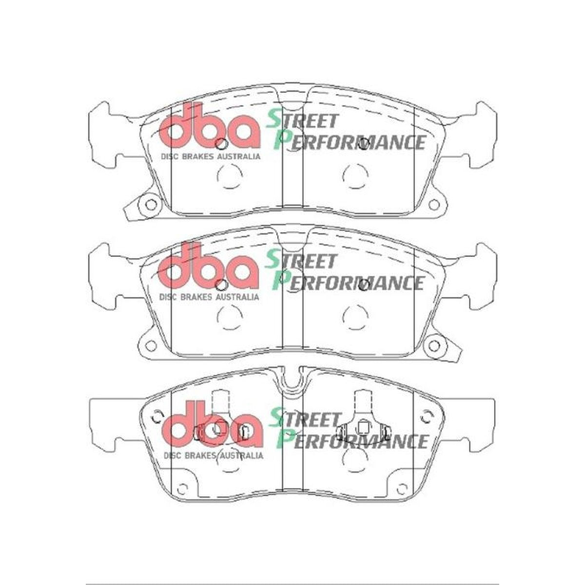 DBA Street Performance Brake Pad Set Front DB2216SP