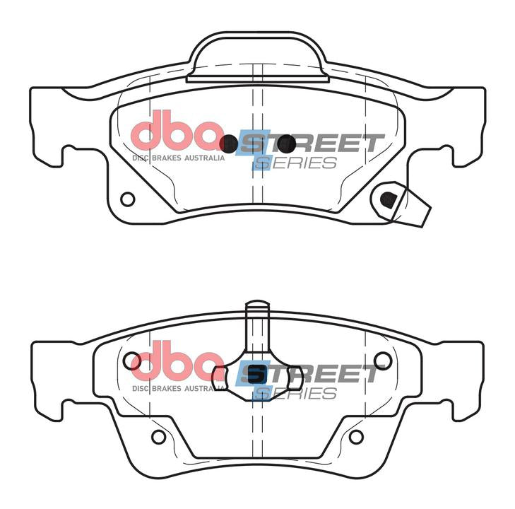 DBA Street Series Brake Pad Set Rear DB2217SS