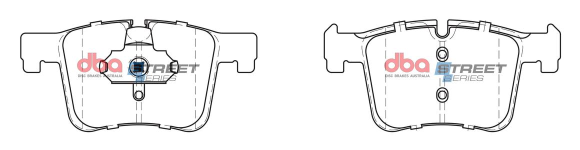 DBA Street Series Brake Pad Set Front DB2223SS