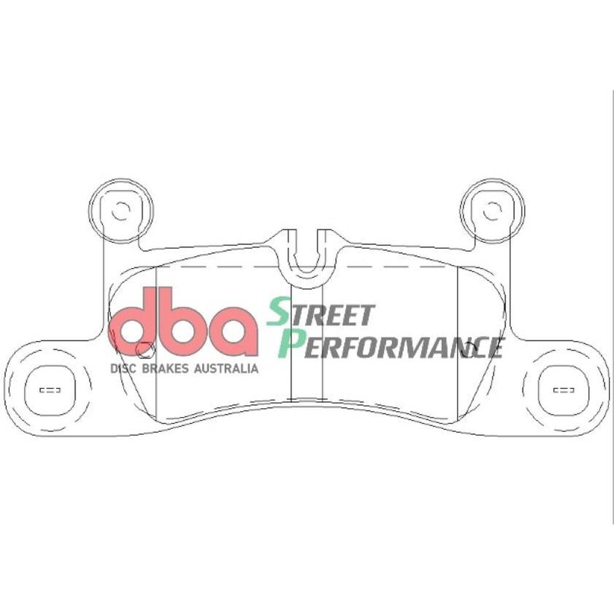 DBA Street Performance Brake Pad Set Rear DB2229SP