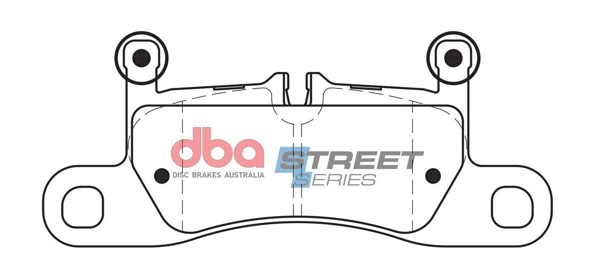 DBA Street Series Brake Pad Set Rear DB2229SS