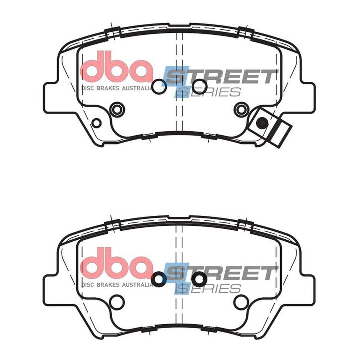 DBA Street Series Brake Pad Set Front DB2240SS
