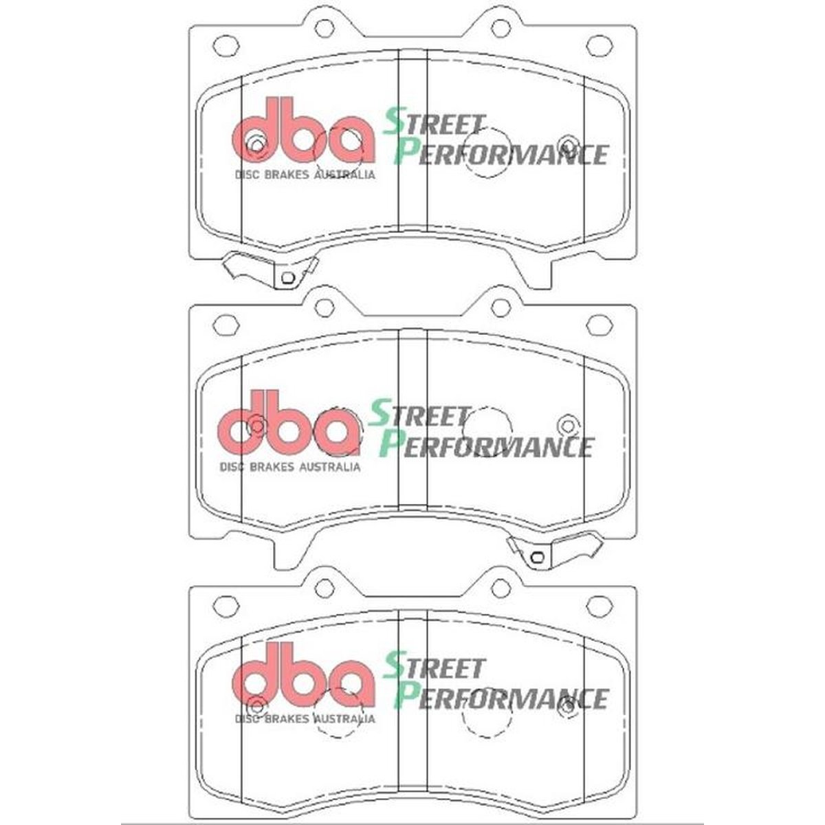 DBA Street Performance Brake Pad Set Front DB2242SP