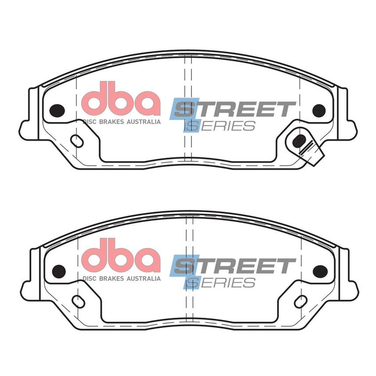 DBA Street Series Brake Pad Set Front DB2243SS