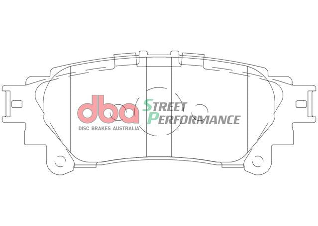 DBA Street Performance Brake Pad Set Rear DB2245SP