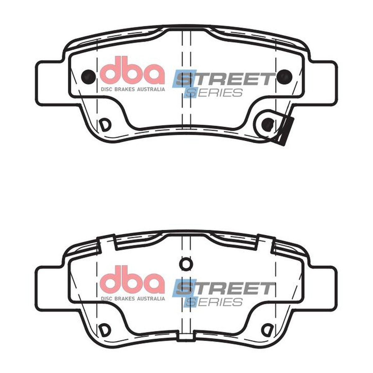 DBA Street Series Brake Pad Set Rear DB2256SS