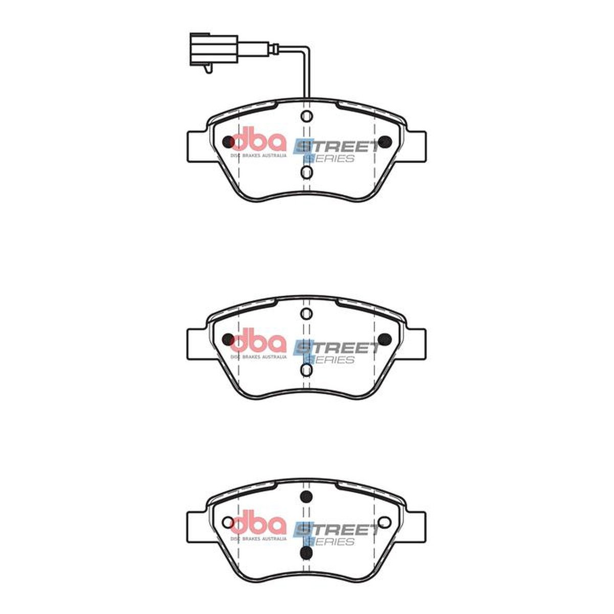 DBA Street Series Brake Pad Set Front DB2258SS