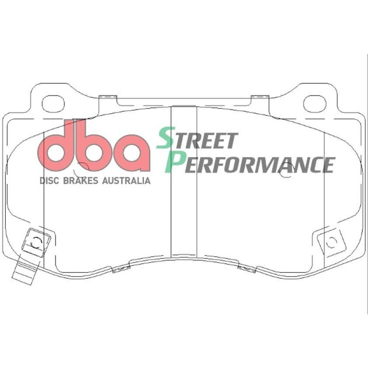 DBA Street Performance Brake Pad Set Front DB2259SP