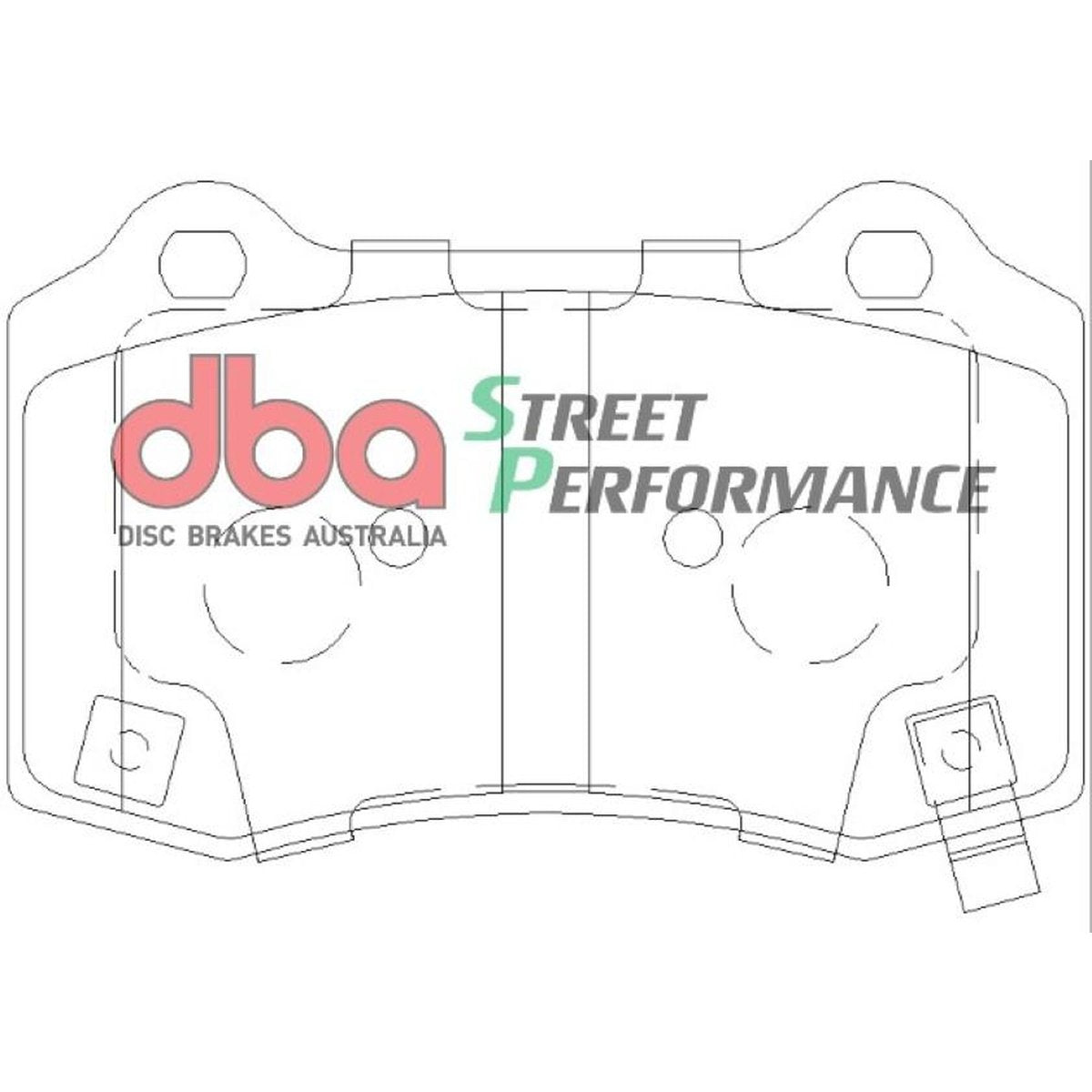 DBA Street Performance Brake Pad Set Rear DB2260SP