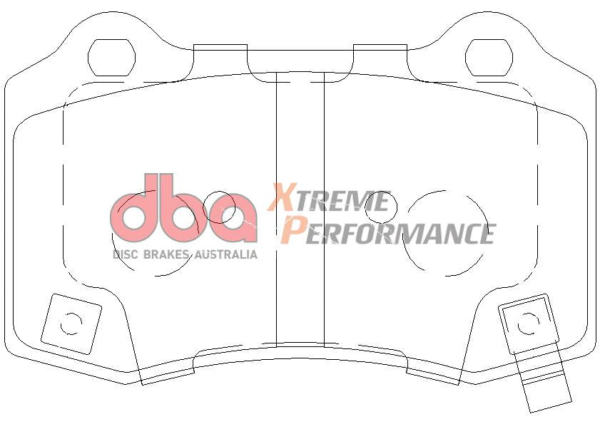 DBA Xtreme Performance Brake Pad Set Rear DB2260XP