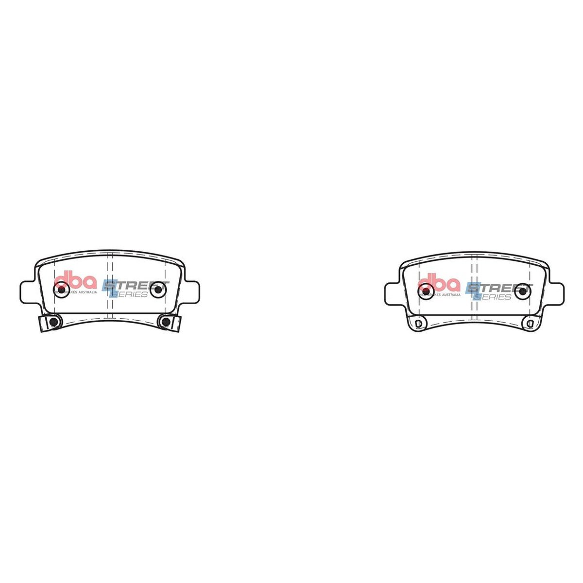 DBA Street Series Brake Pad Set Rear DB2264SS