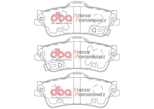 DBA Xtreme Performance Brake Pad Set Rear DB2267XP