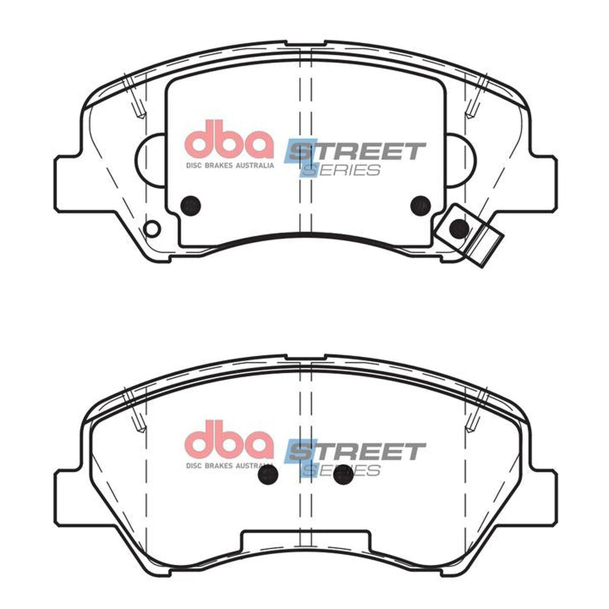 DBA Street Series Brake Pad Set Front DB2272SS