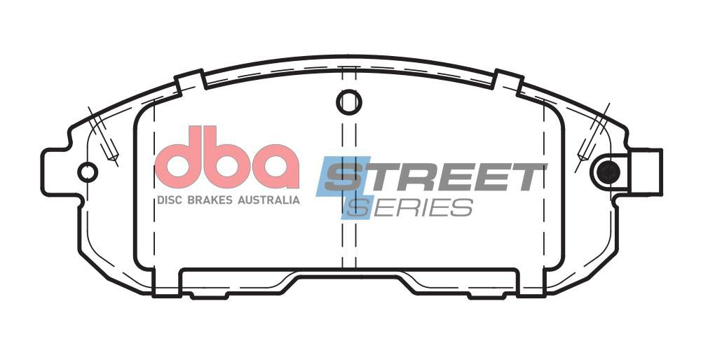 DBA Street Series Brake Pad Set Front DB2287SS