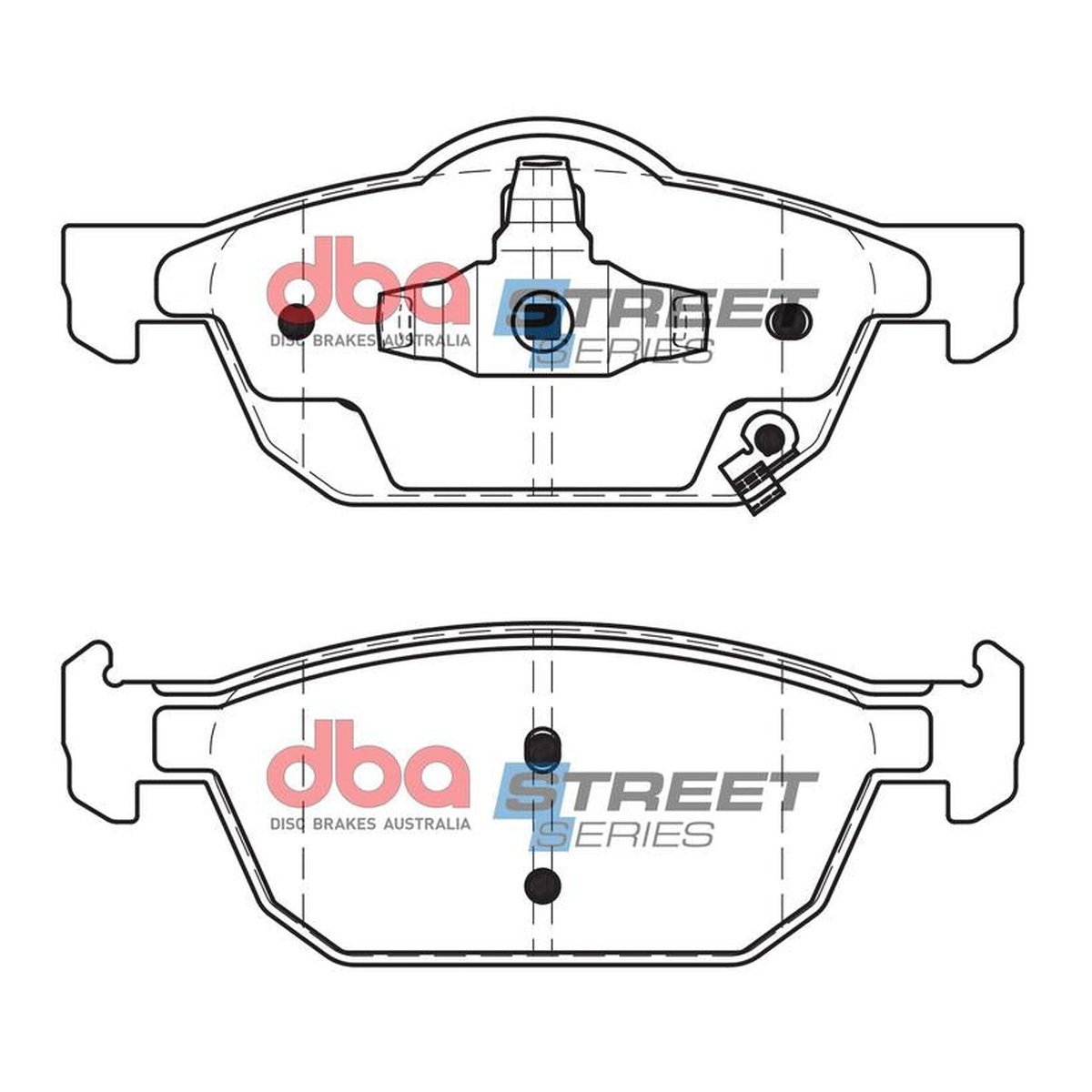 DBA Street Series Brake Pad Set Front DB2308SS