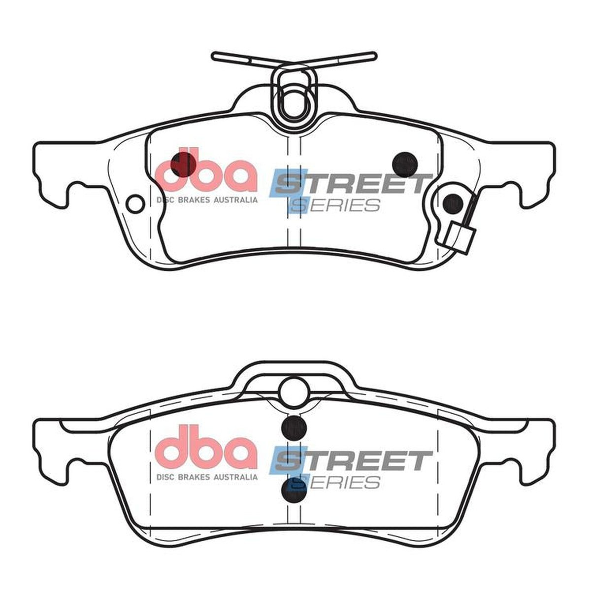 DBA Street Series Brake Pad Set Rear DB2309SS