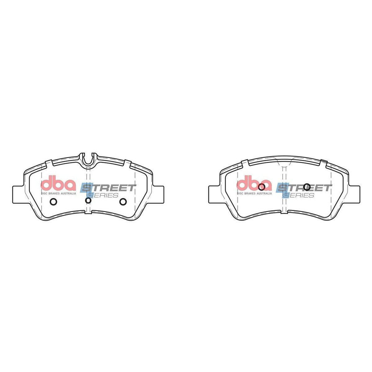 DBA Street Series Brake Pad Set Rear DB2329SS